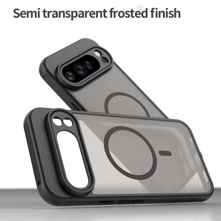 For Google Pixel 10 Pro XL Fan Dun Series TPU Hybrid PC Frosted Magsafe Phone Case
