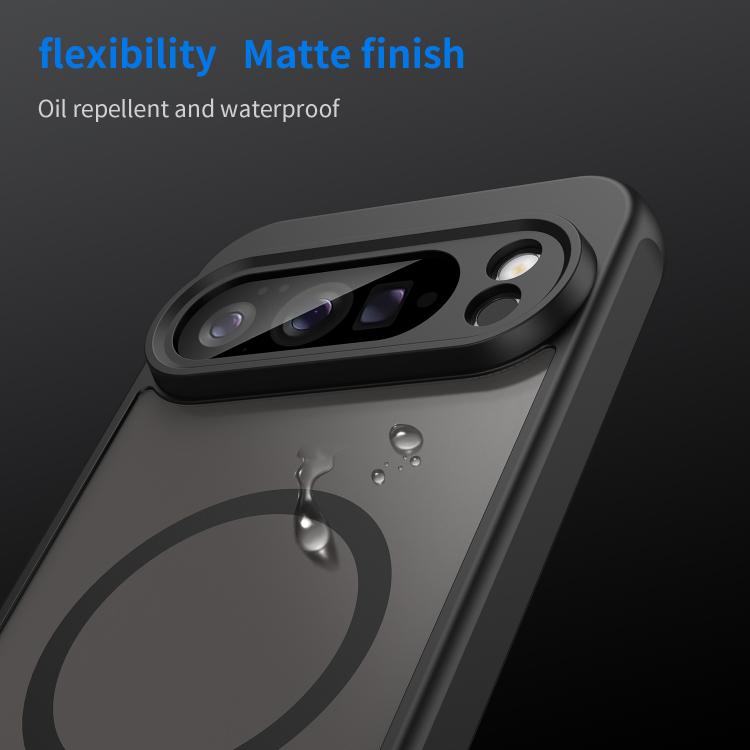 For Google Pixel 10 Pro XL Fan Dun Series TPU Hybrid PC Frosted Magsafe Phone Case