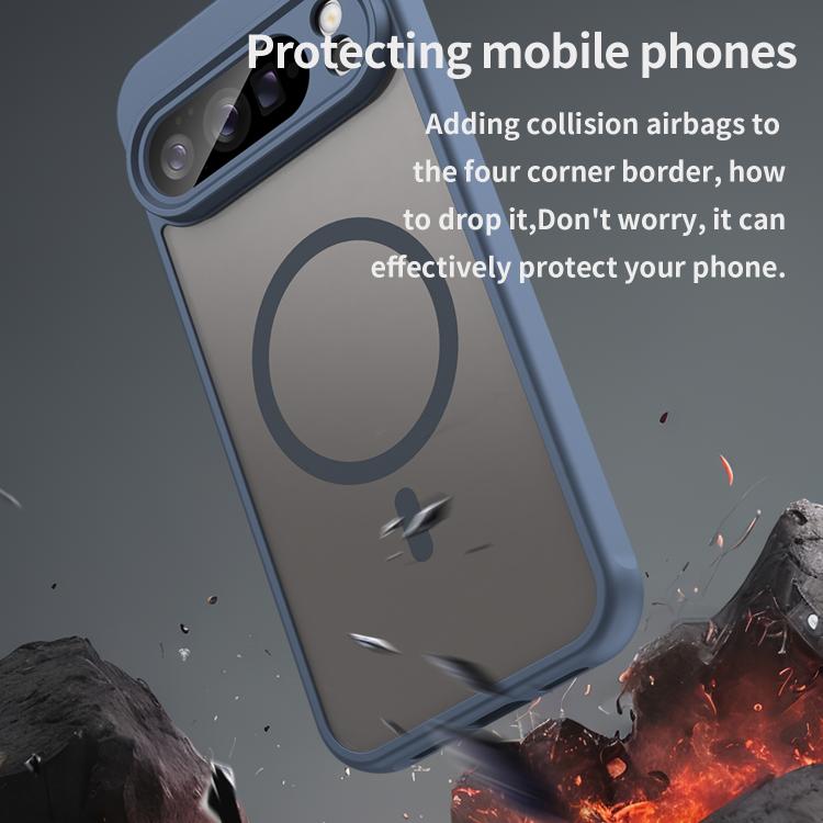 For Google Pixel 10 Pro XL Fan Dun Series TPU Hybrid PC Frosted Magsafe Phone Case