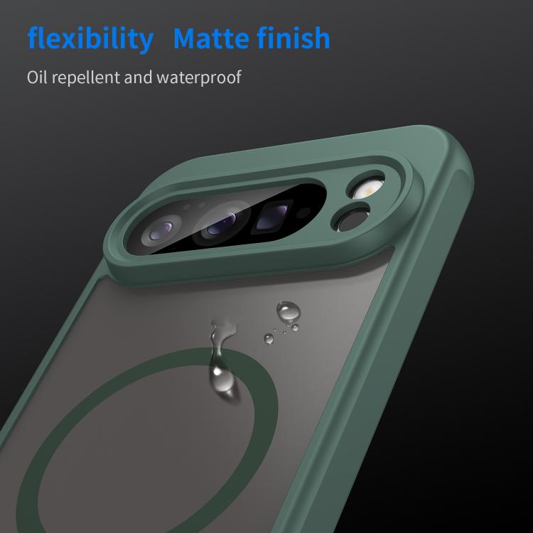 For Google Pixel 10 Pro XL Fan Dun Series TPU Hybrid PC Frosted Magsafe Phone Case