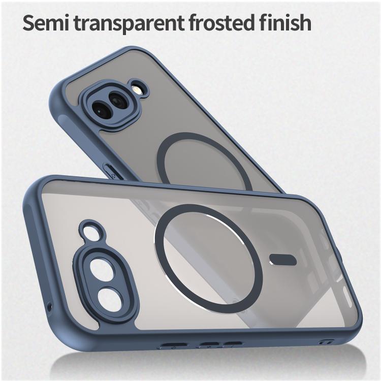 For Google Pixel 10a Fan Dun Series TPU Hybrid PC Frosted Magsafe Phone Case