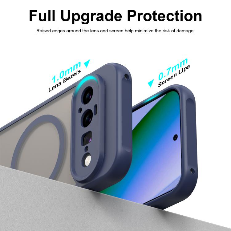 For Google Pixel 11 Fan Dun Series TPU Hybrid PC Frosted Magsafe Phone Case