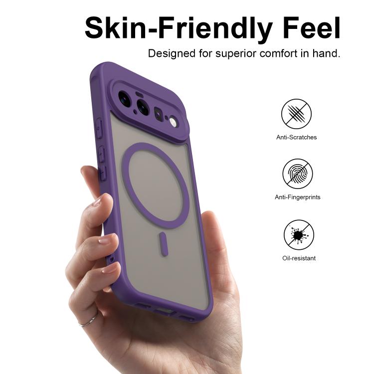 For Google Pixel 11 Fan Dun Series TPU Hybrid PC Frosted Magsafe Phone Case