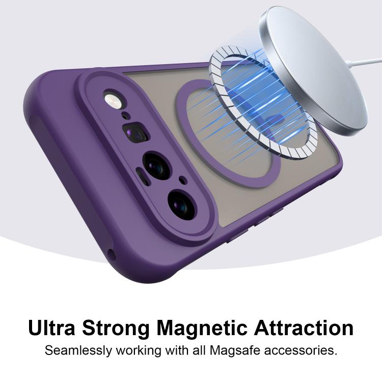 For Google Pixel 11 Fan Dun Series TPU Hybrid PC Frosted Magsafe Phone Case