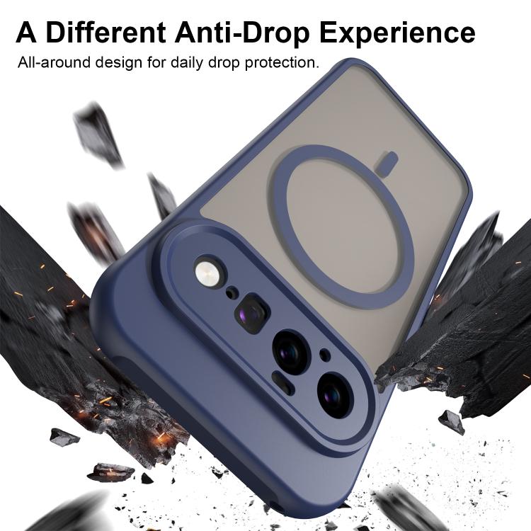 For Google Pixel 11 Pro XL Fan Dun Series TPU Hybrid PC Frosted Magsafe Phone Case