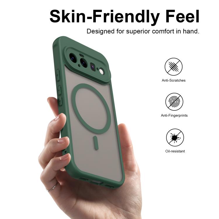 For Google Pixel 11 Pro XL Fan Dun Series TPU Hybrid PC Frosted Magsafe Phone Case