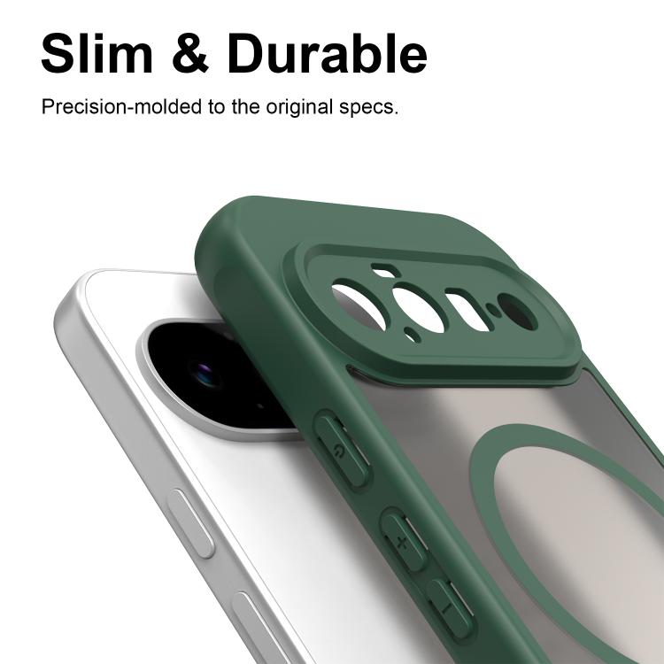 For Google Pixel 11 Pro XL Fan Dun Series TPU Hybrid PC Frosted Magsafe Phone Case
