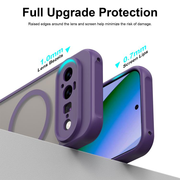 For Google Pixel 11 Pro XL Fan Dun Series TPU Hybrid PC Frosted Magsafe Phone Case