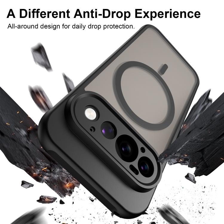 For Google Pixel 11 Pro Fan Dun Series TPU Hybrid PC Frosted Magsafe Phone Case
