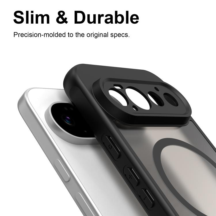 For Google Pixel 11 Pro Fan Dun Series TPU Hybrid PC Frosted Magsafe Phone Case