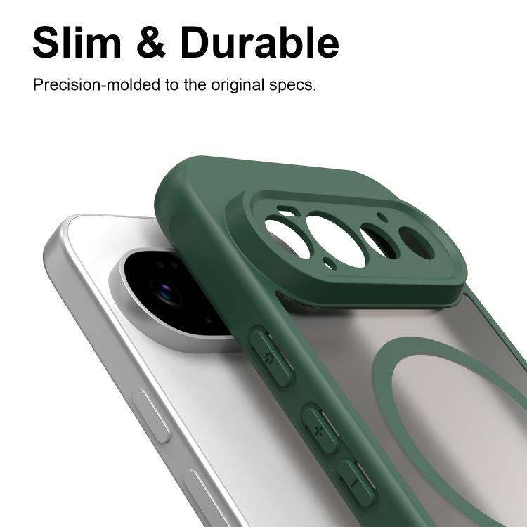 For Google Pixel 11 Pro Fan Dun Series TPU Hybrid PC Frosted Magsafe Phone Case