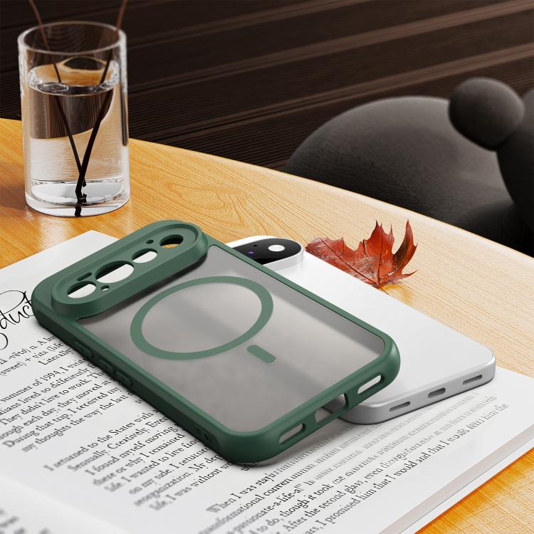 For Google Pixel 11 Pro Fan Dun Series TPU Hybrid PC Frosted Magsafe Phone Case