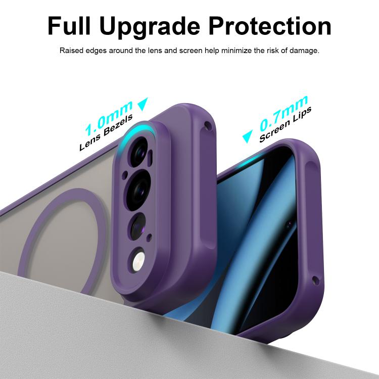 For Google Pixel 11 Pro Fan Dun Series TPU Hybrid PC Frosted Magsafe Phone Case