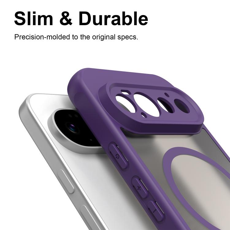 For Google Pixel 11 Pro Fan Dun Series TPU Hybrid PC Frosted Magsafe Phone Case