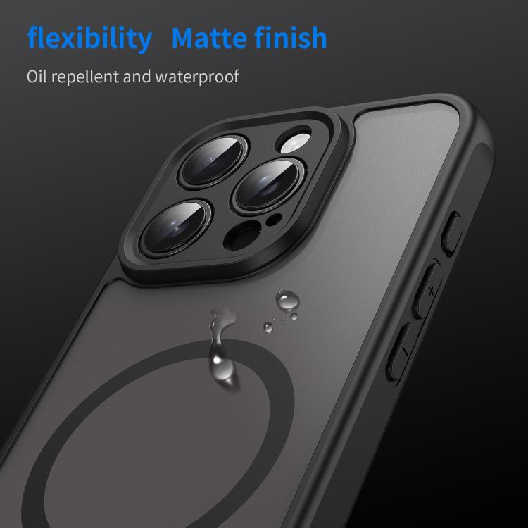 For Samsung Galaxy S25+ 5G Fan Dun Series TPU Hybrid PC Frosted Magsafe Phone Case