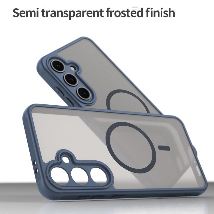 For Samsung Galaxy S24 FE 5G Fan Dun Series TPU Hybrid PC Frosted Magsafe Phone Case