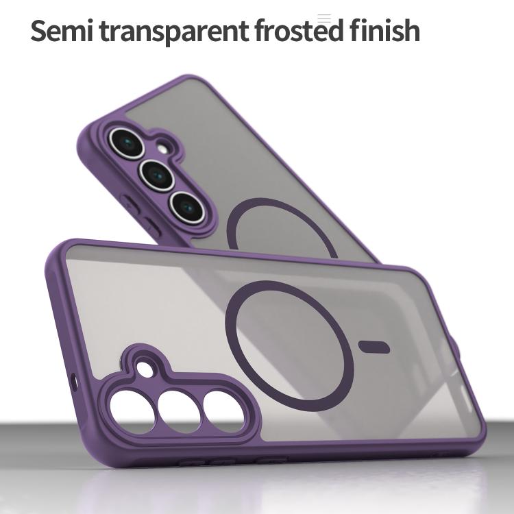 For Samsung Galaxy S25 FE 5G Fan Dun Series TPU Hybrid PC Frosted Magsafe Phone Case