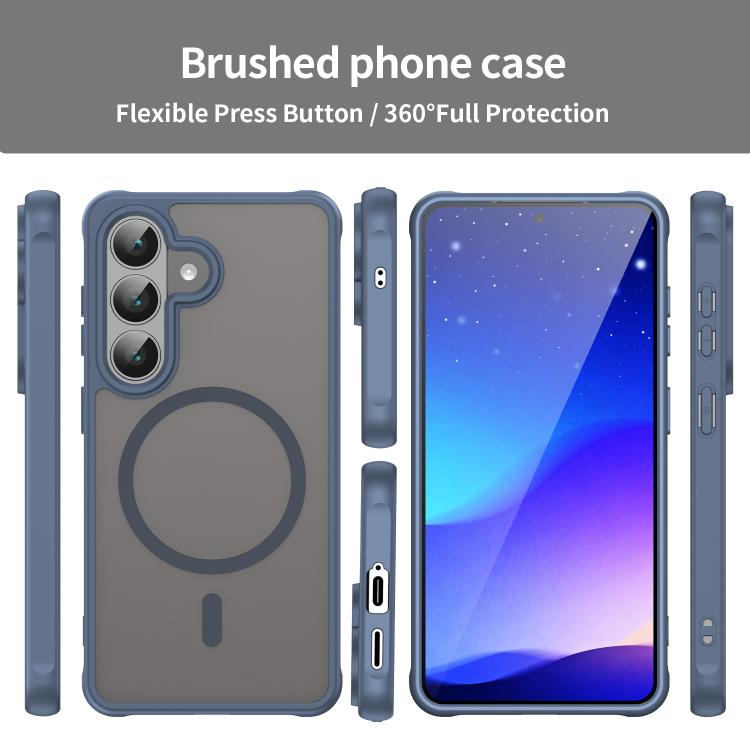 For Samsung Galaxy S26 5G Fan Dun Series TPU Hybrid PC Frosted Magsafe Phone Case