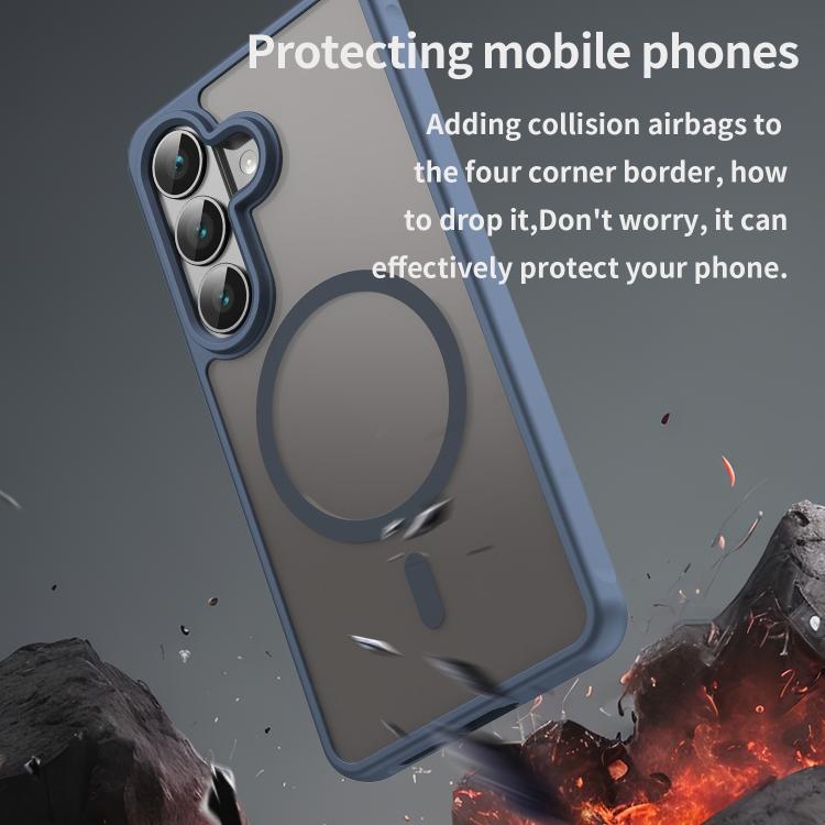 For Samsung Galaxy S26 5G Fan Dun Series TPU Hybrid PC Frosted Magsafe Phone Case