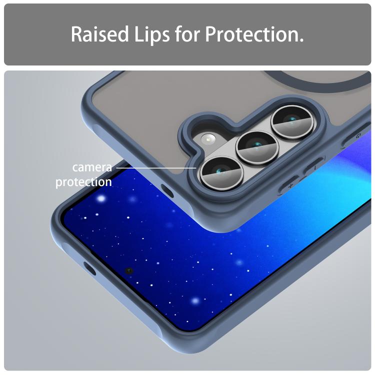 For Samsung Galaxy S26 5G Fan Dun Series TPU Hybrid PC Frosted Magsafe Phone Case