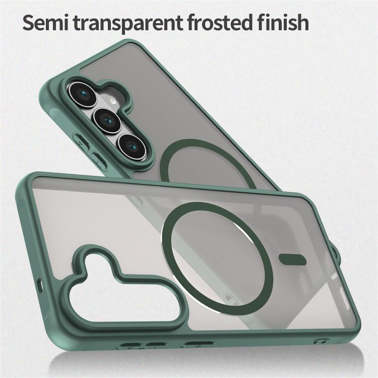 For Samsung Galaxy S26 5G Fan Dun Series TPU Hybrid PC Frosted Magsafe Phone Case