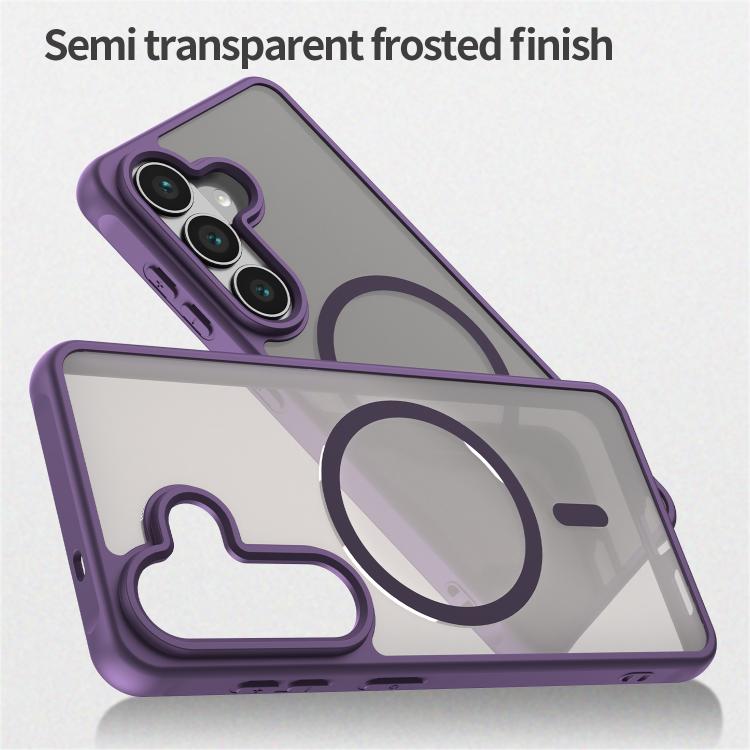 For Samsung Galaxy S26 5G Fan Dun Series TPU Hybrid PC Frosted Magsafe Phone Case