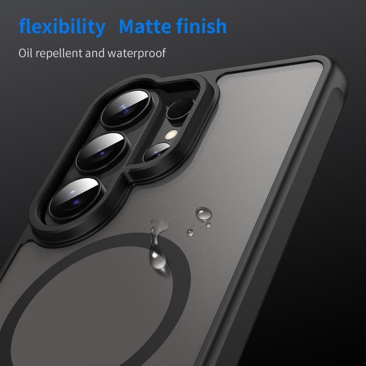 For Samsung Galaxy S26 Ultra 5G Fan Dun Series TPU Hybrid PC Frosted Magsafe Phone Case