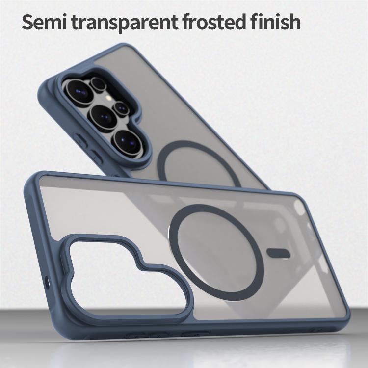 For Samsung Galaxy S26 Ultra 5G Fan Dun Series TPU Hybrid PC Frosted Magsafe Phone Case