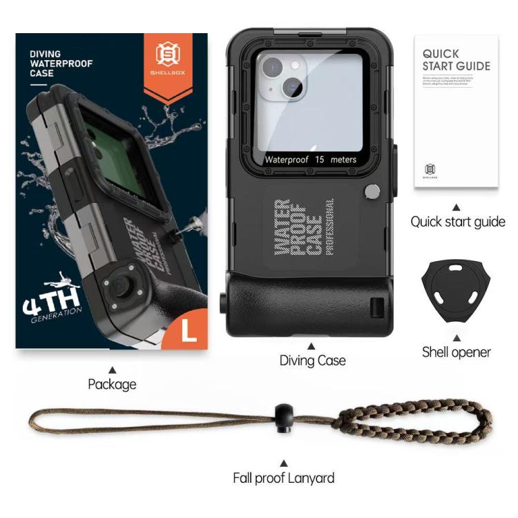 RedPepper 4th Generation Diving Protective Case for iPhone, Waterproof depth: 15m