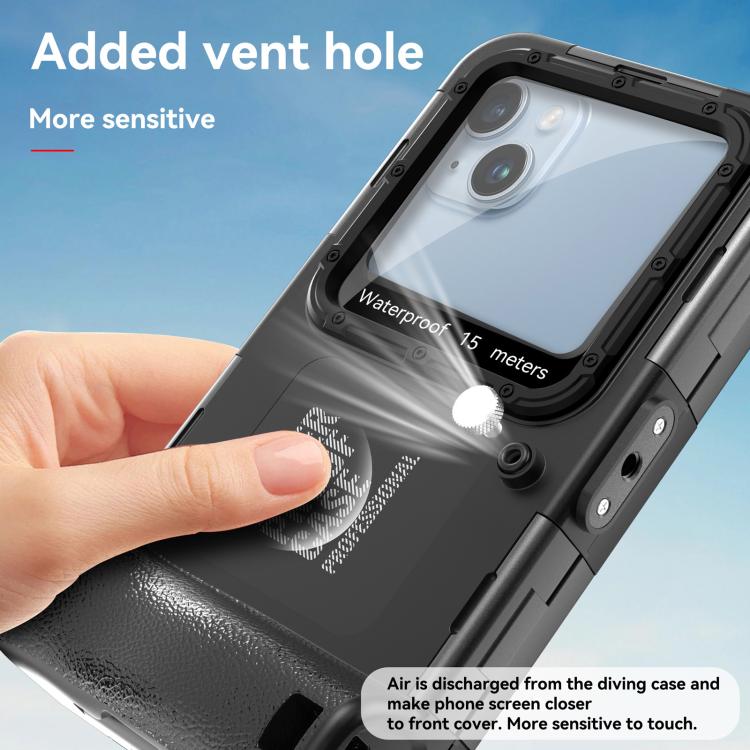 RedPepper 4th Generation Diving Protective Case for iPhone, Waterproof depth: 15m