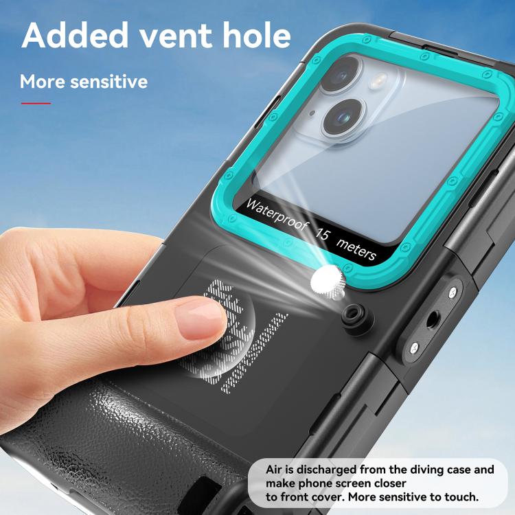 RedPepper 4th Generation Diving Protective Case for iPhone, Waterproof depth: 15m