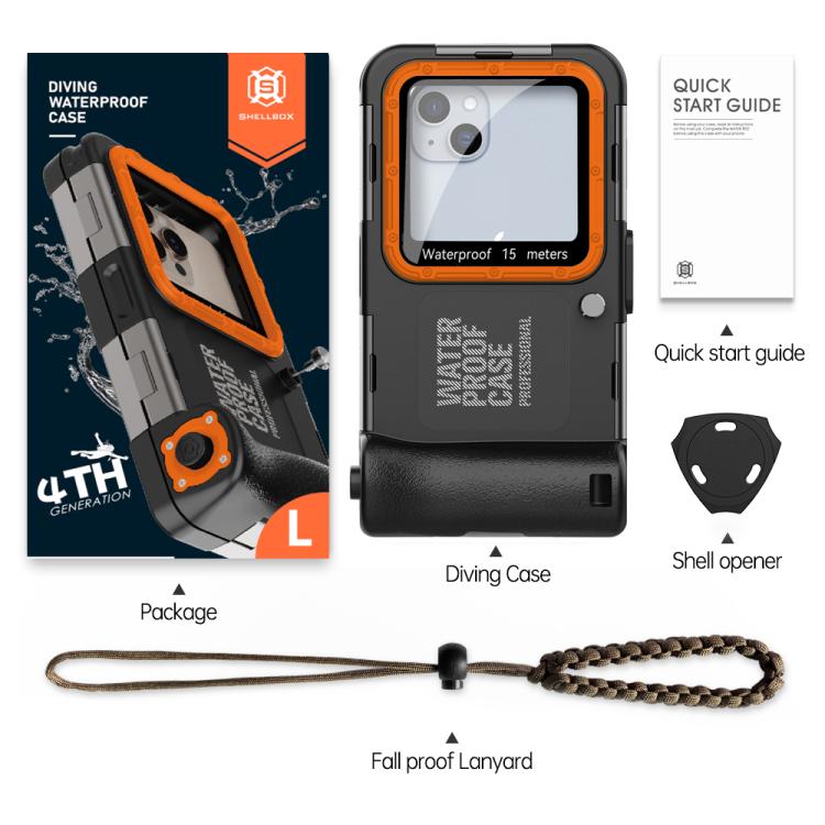 RedPepper 4th Generation Diving Protective Case for iPhone, Waterproof depth: 15m