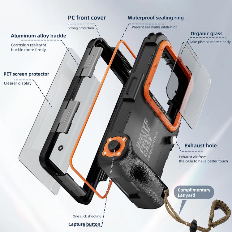 RedPepper 4th Generation Diving Protective Case for iPhone, Waterproof depth: 15m