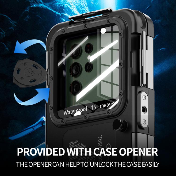 RedPepper 4th Generation Diving Protective Case, Waterproof depth: 15m - Black