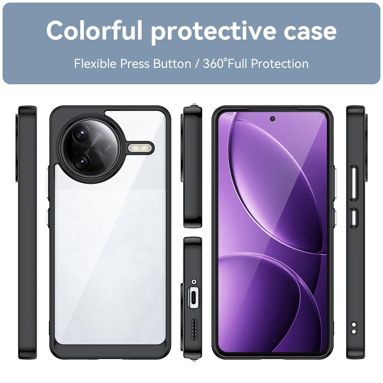For Xiaomi Poco F7 Ultra Colorful Series Acrylic Hybrid TPU Phone Case