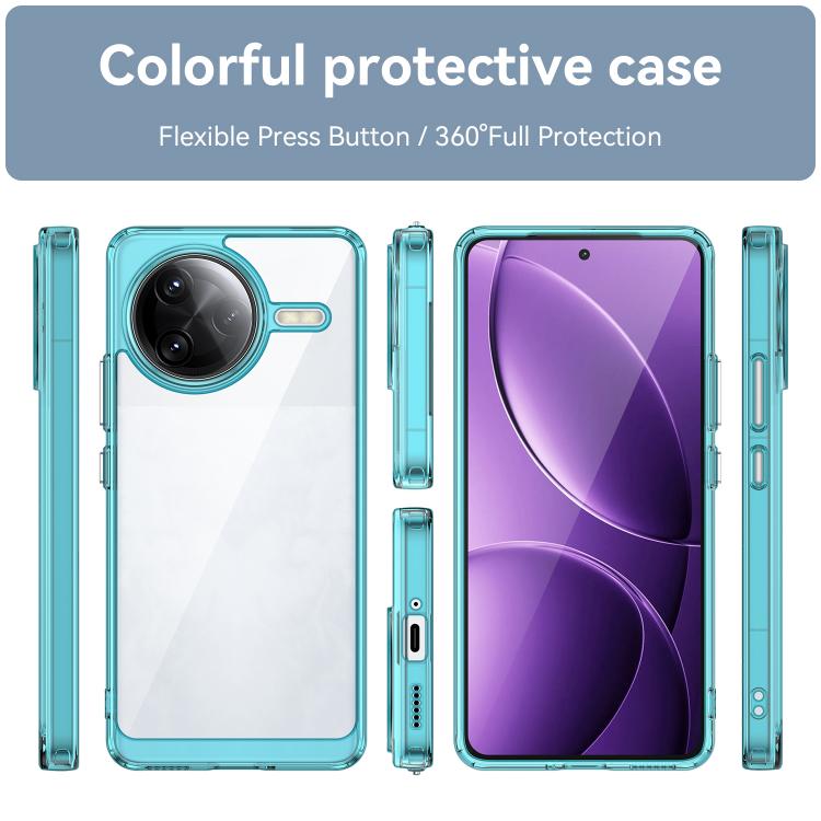 For Xiaomi Poco F7 Ultra Colorful Series Acrylic Hybrid TPU Phone Case