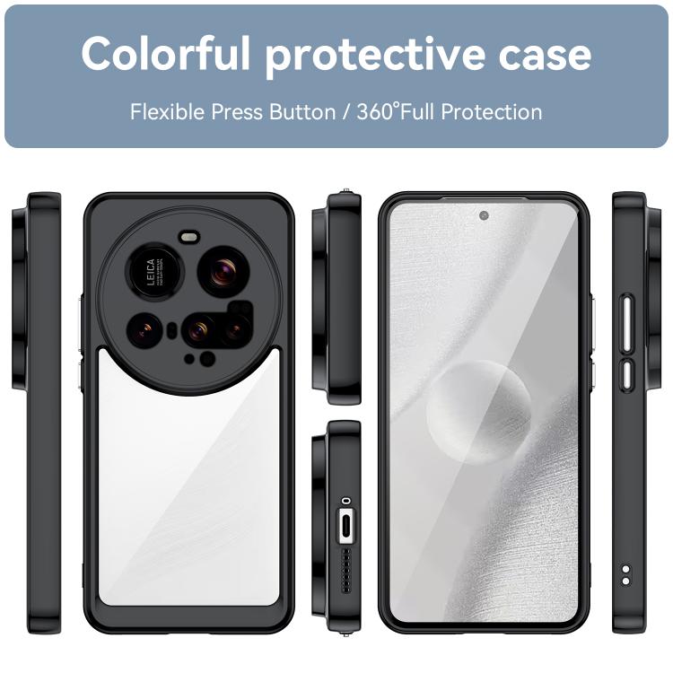 For Xiaomi 15 Ultra Colorful Series Acrylic Hybrid TPU Phone Case