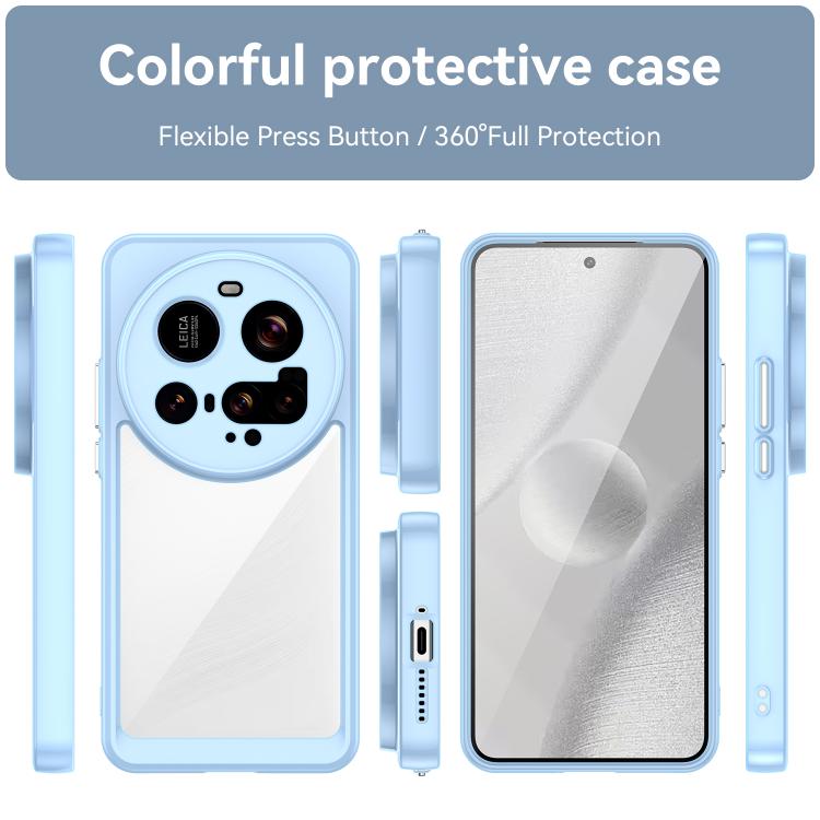 For Xiaomi 15 Ultra Colorful Series Acrylic Hybrid TPU Phone Case