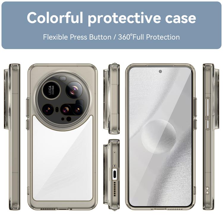 For Xiaomi 15 Ultra Colorful Series Acrylic Hybrid TPU Phone Case