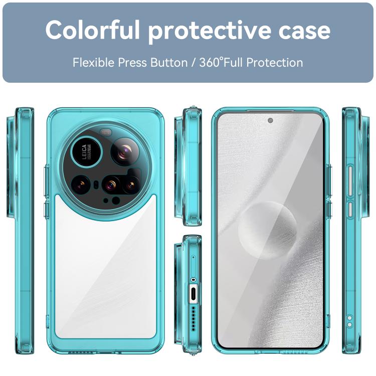 For Xiaomi 15 Ultra Colorful Series Acrylic Hybrid TPU Phone Case