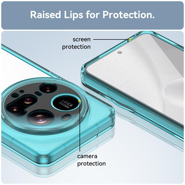 For Xiaomi 15 Ultra Colorful Series Acrylic Hybrid TPU Phone Case
