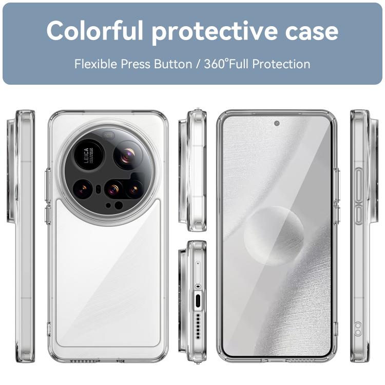 For Xiaomi 15 Ultra Colorful Series Acrylic Hybrid TPU Phone Case