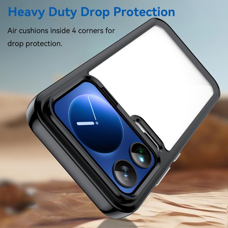 For Xiaomi 17 Pro Max Colorful Series Acrylic Hybrid TPU Phone Case