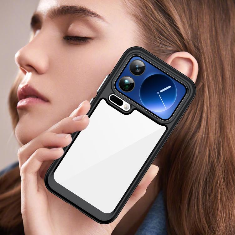 For Xiaomi 17 Pro Max Colorful Series Acrylic Hybrid TPU Phone Case