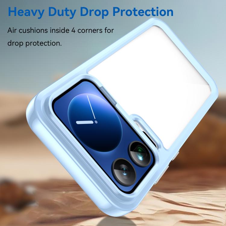 For Xiaomi 17 Pro Max Colorful Series Acrylic Hybrid TPU Phone Case