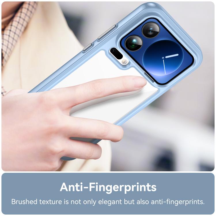 For Xiaomi 17 Pro Max Colorful Series Acrylic Hybrid TPU Phone Case
