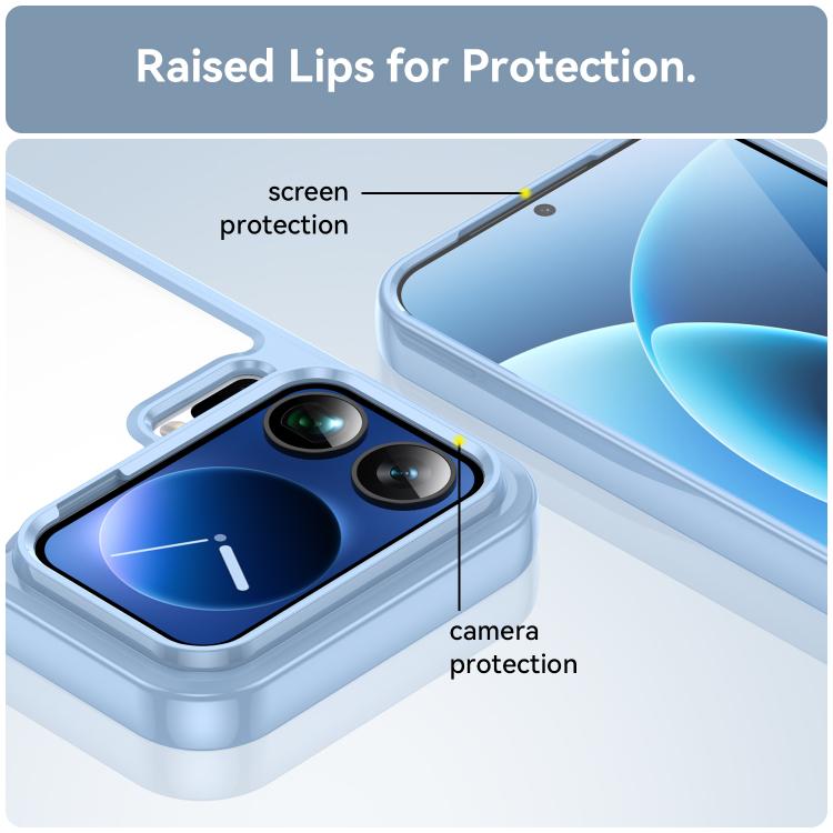 For Xiaomi 17 Pro Max Colorful Series Acrylic Hybrid TPU Phone Case