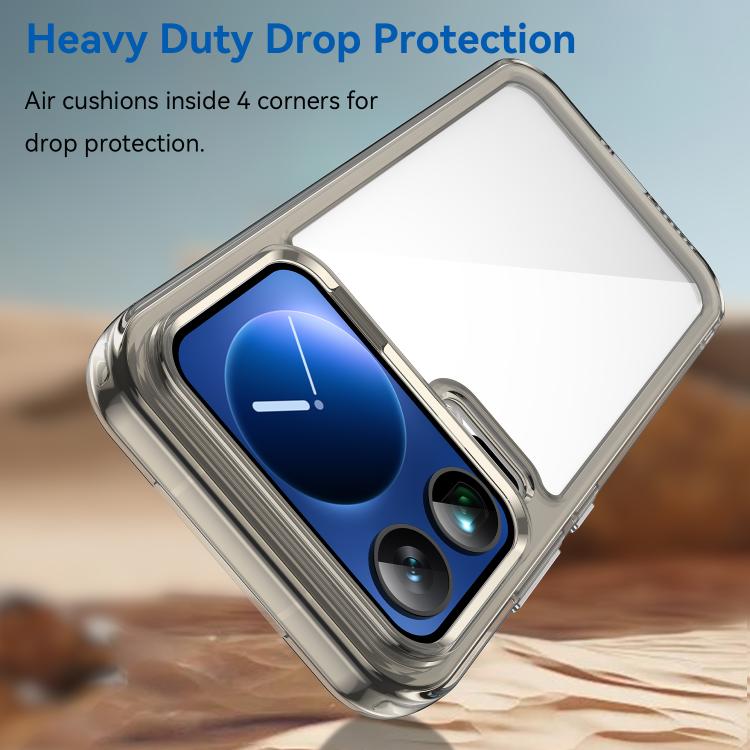 For Xiaomi 17 Pro Max Colorful Series Acrylic Hybrid TPU Phone Case