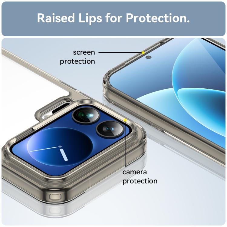For Xiaomi 17 Pro Max Colorful Series Acrylic Hybrid TPU Phone Case