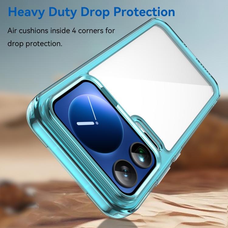 For Xiaomi 17 Pro Max Colorful Series Acrylic Hybrid TPU Phone Case